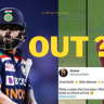 Virat kohli out